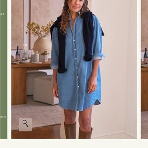 Frank & Eileen Blue Denim Mini Dress
